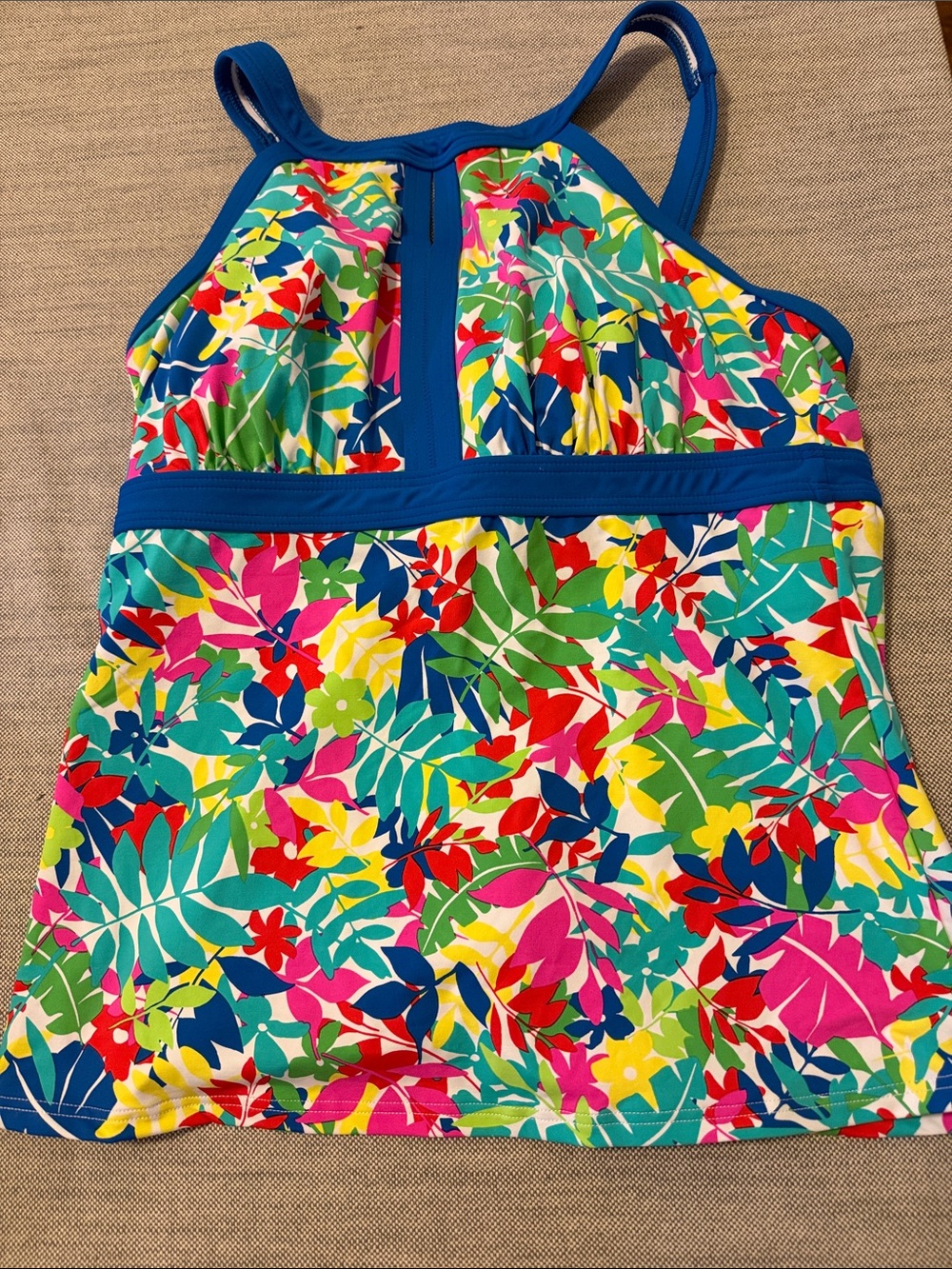 Lands' End women’s Tankini Top